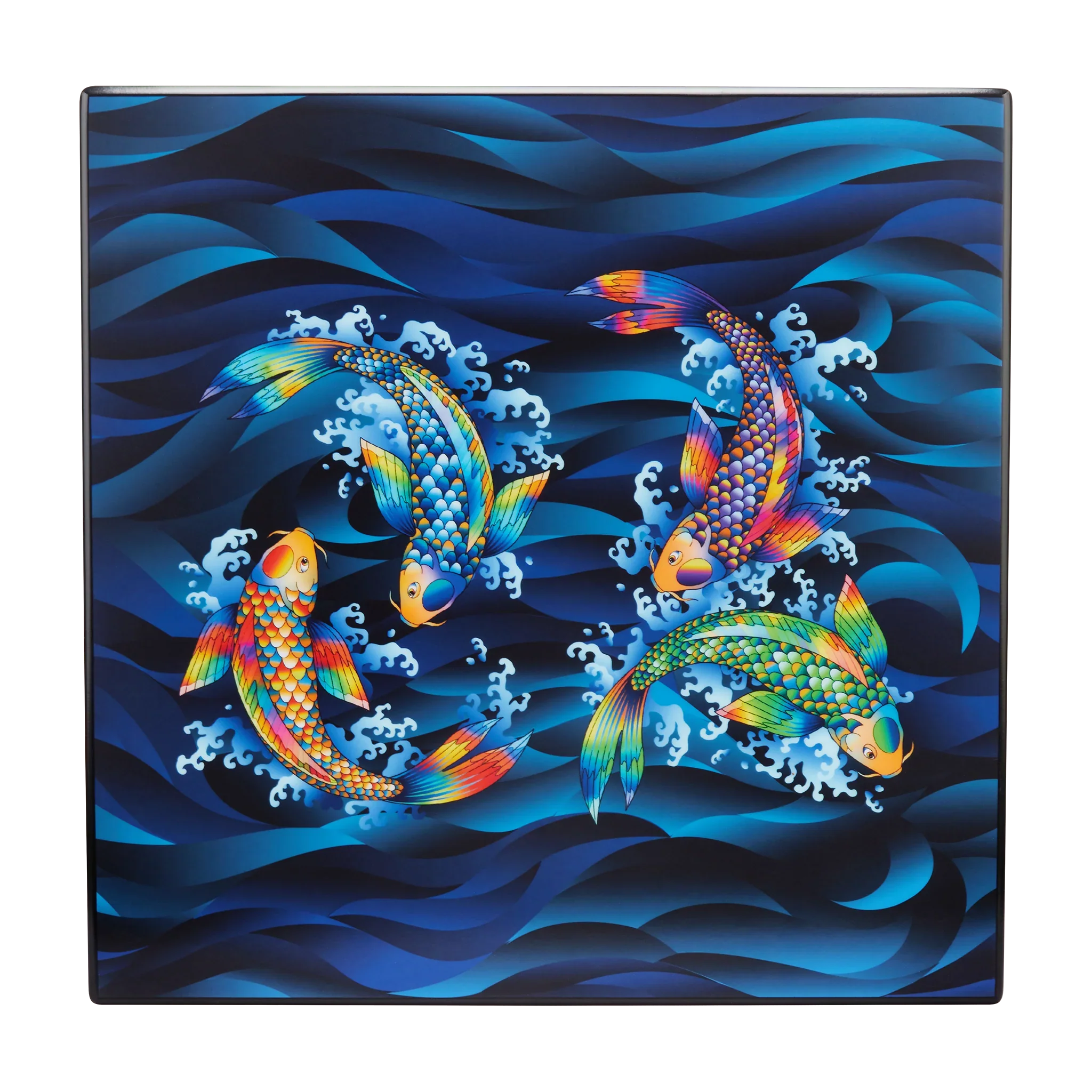S.T. DUPONT Cigar Humidor Koi Fish Blue 001397