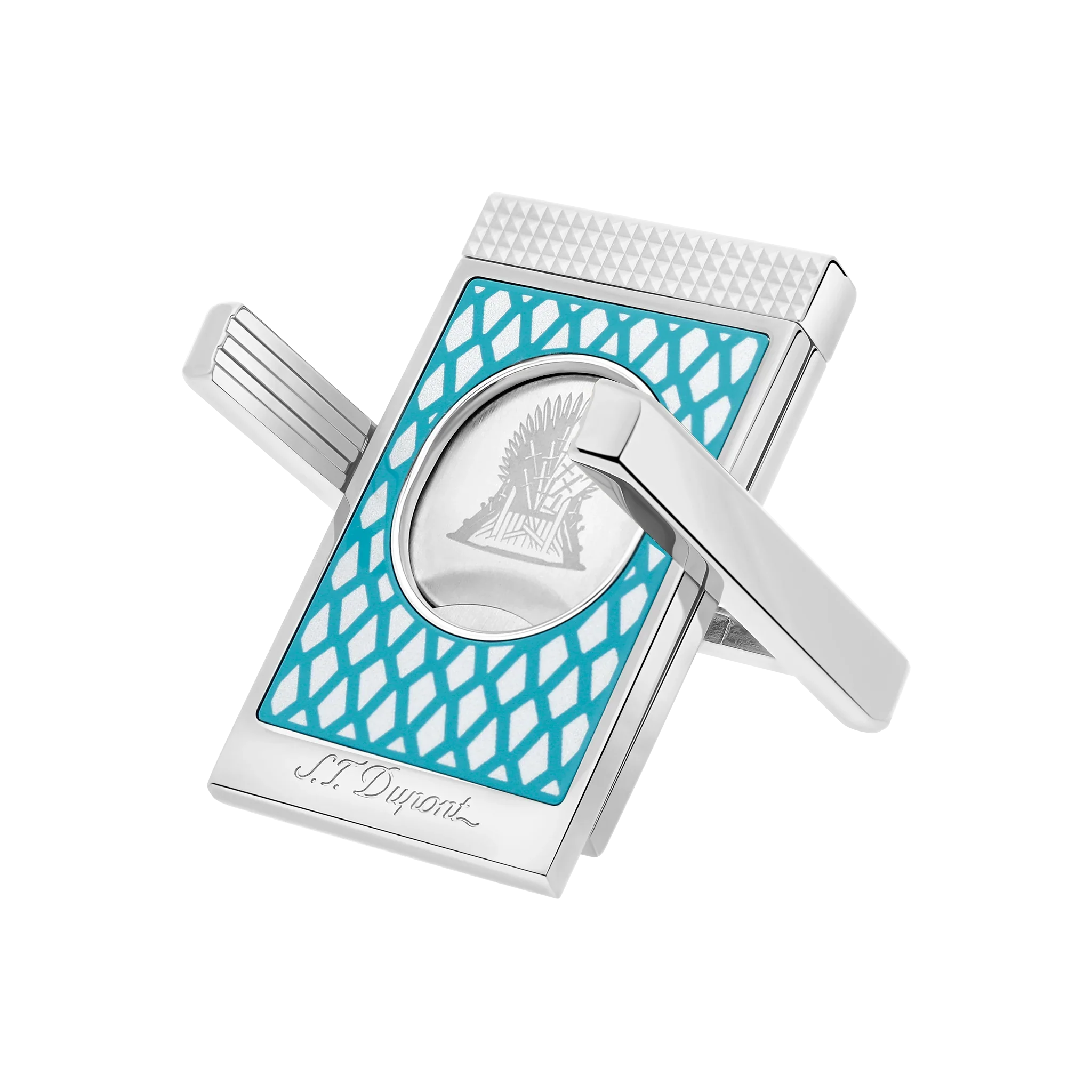 S.T. DUPONT Game of Thrones Icy Blue Cigar Cutter Stand/Coupe Cigare 003152