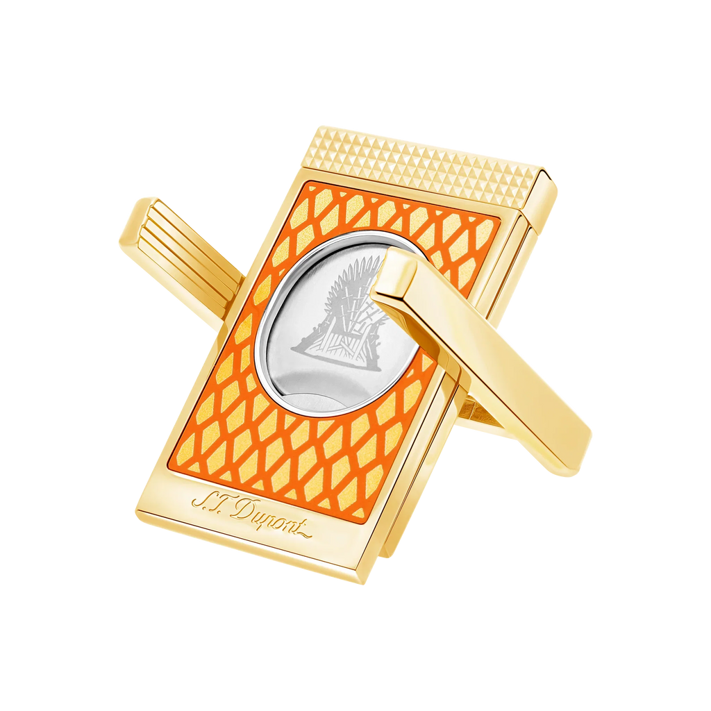 S.T. DUPONT Game of Thrones Fire Orange Cigar Cutter Stand/Coupe Cigare 003153