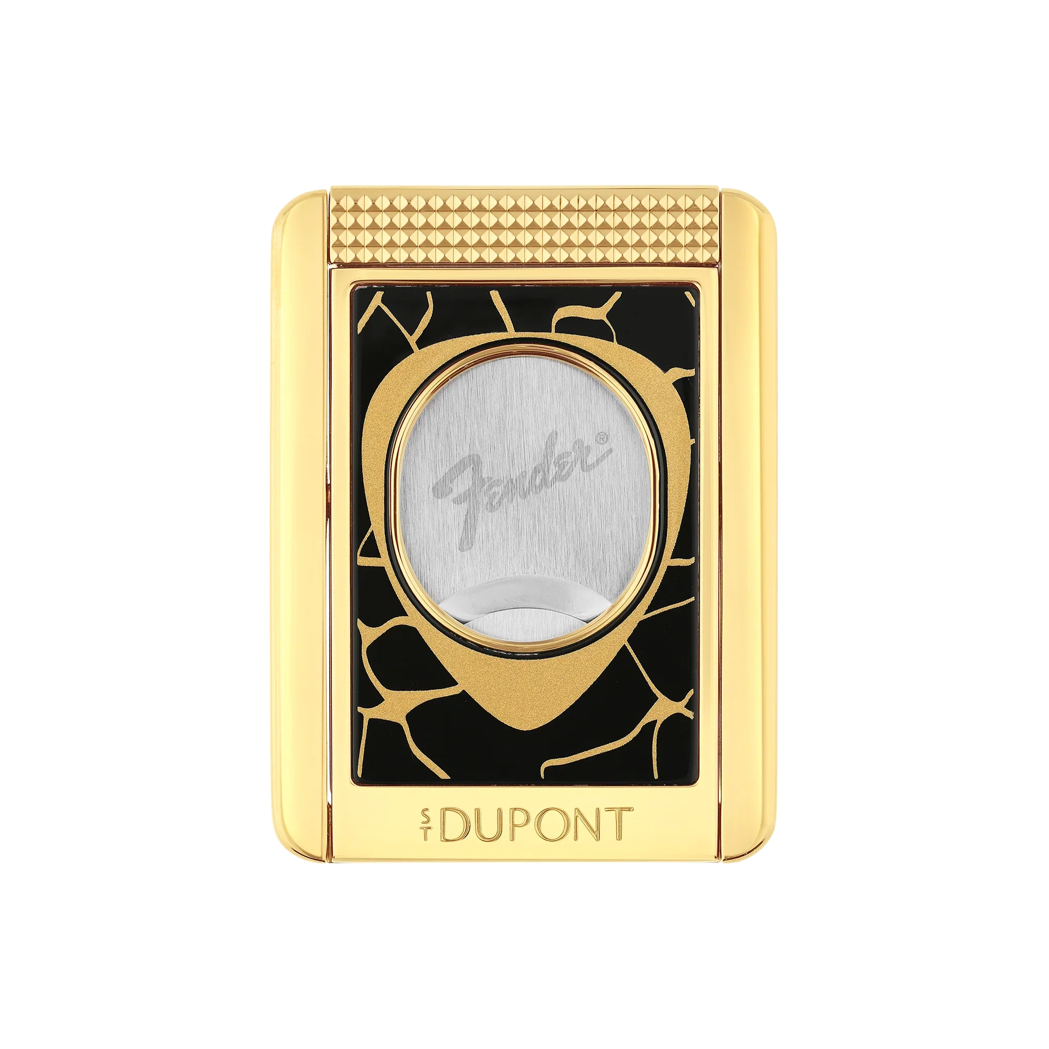 S.T. DUPONT Fender Black Cigar Cutter Stand/Coupe Cigare 003445