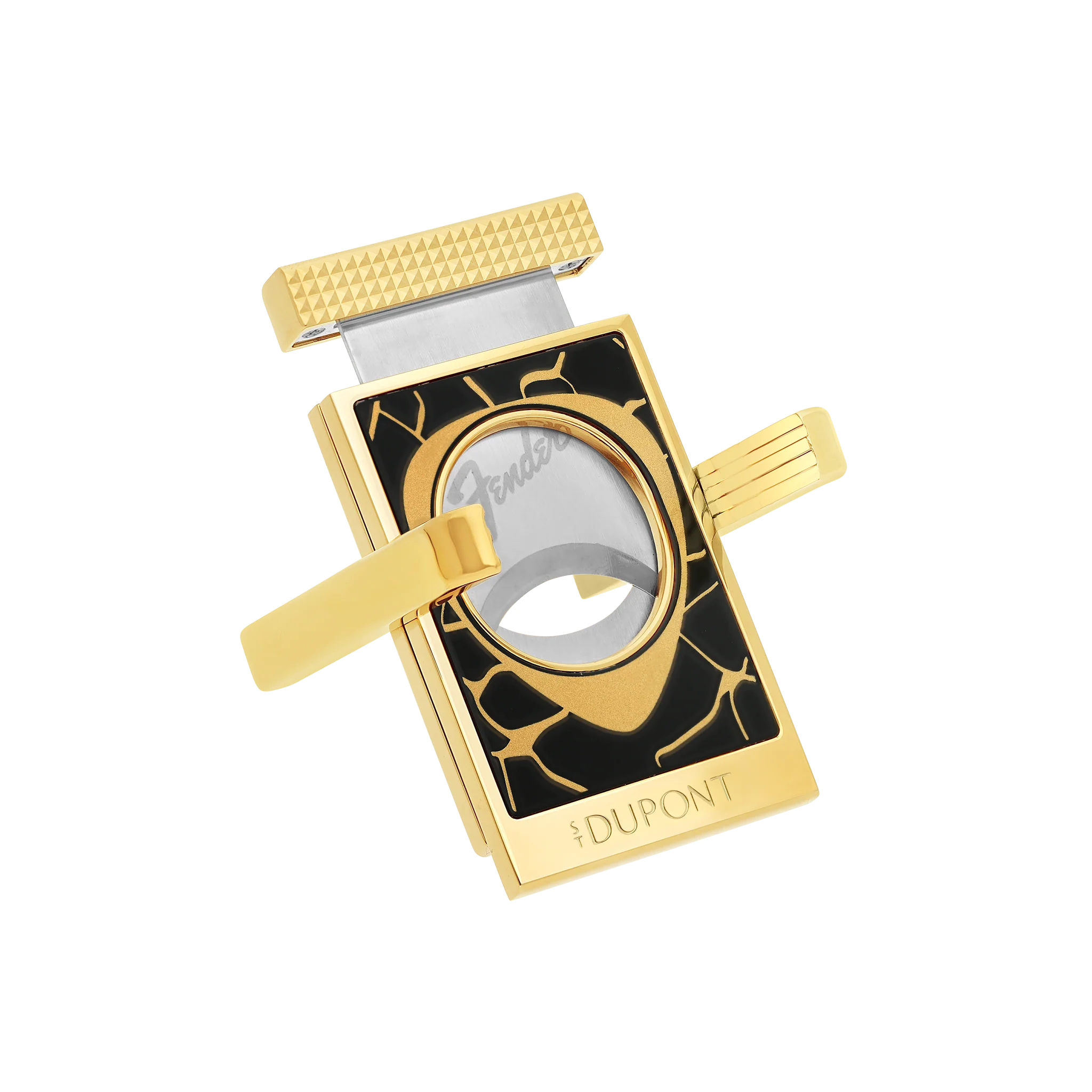 S.T. DUPONT Fender Black Cigar Cutter Stand/Coupe Cigare 003445