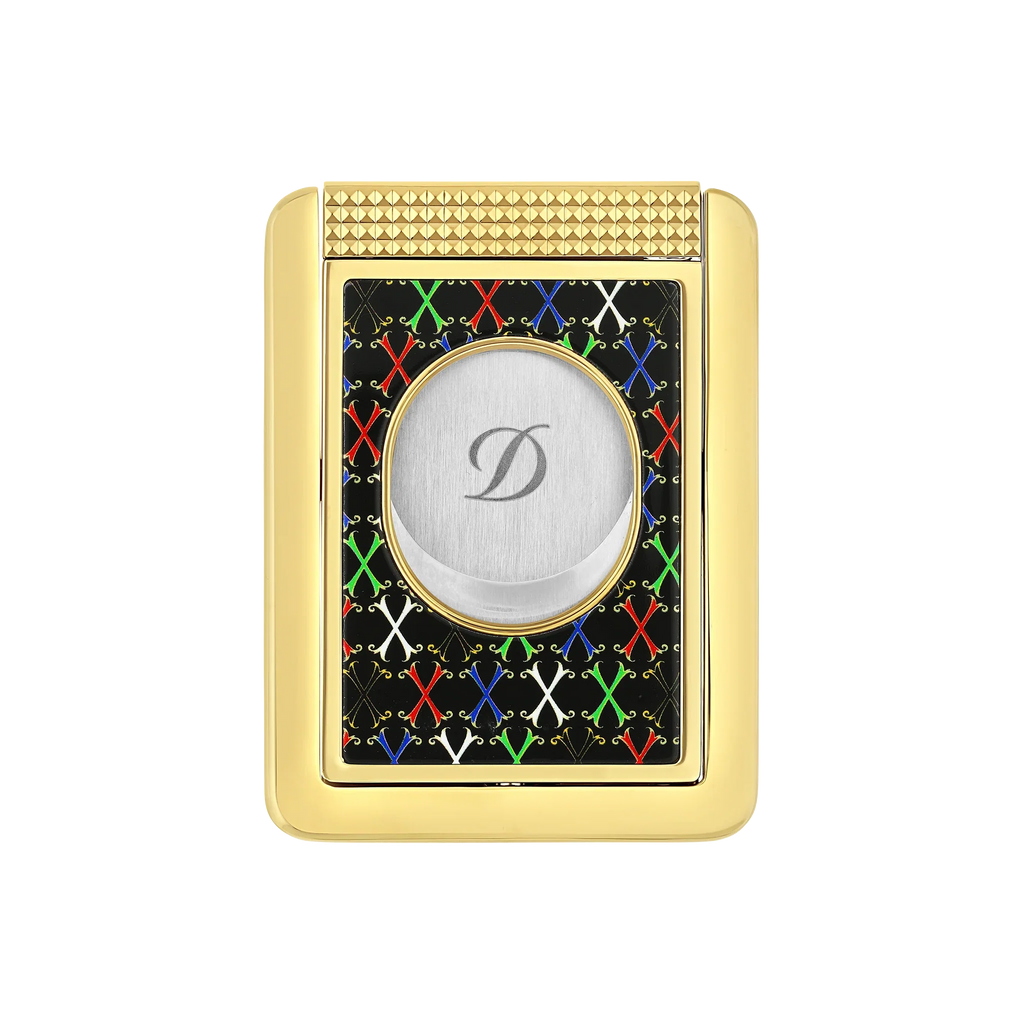 S.T. Dupont Fuente Multicolor Lacquered Cigar Cutter/Stand 003460F