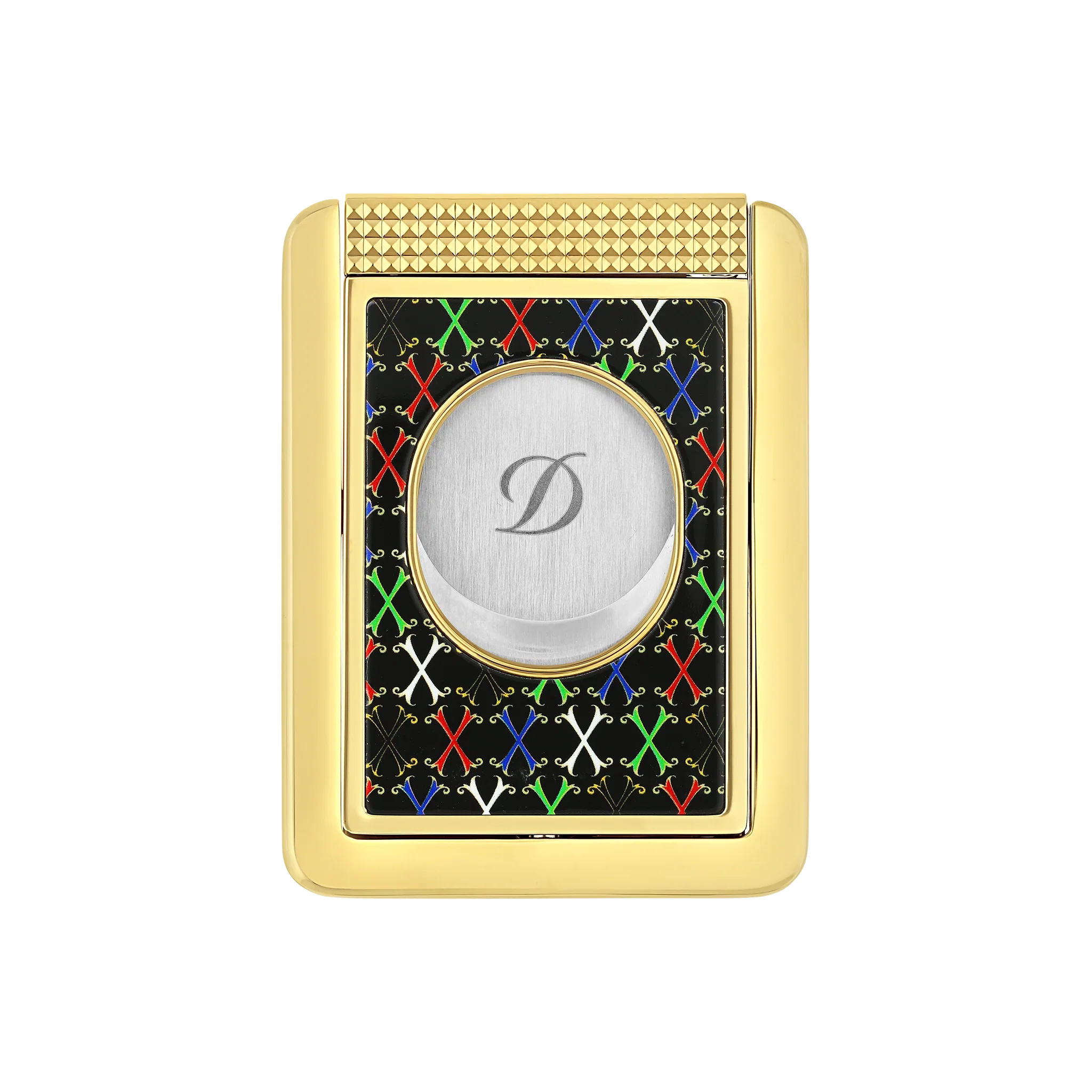 S.T. Dupont Fuente Multicolor Lacquered Cigar Cutter/Stand 003460F