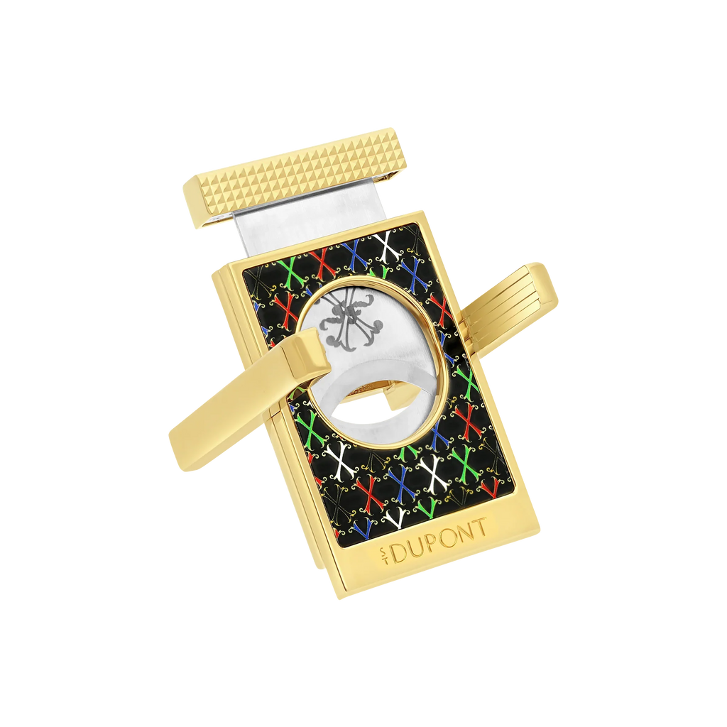 S.T. Dupont Fuente Multicolor Lacquered Cigar Cutter/Stand 003460F
