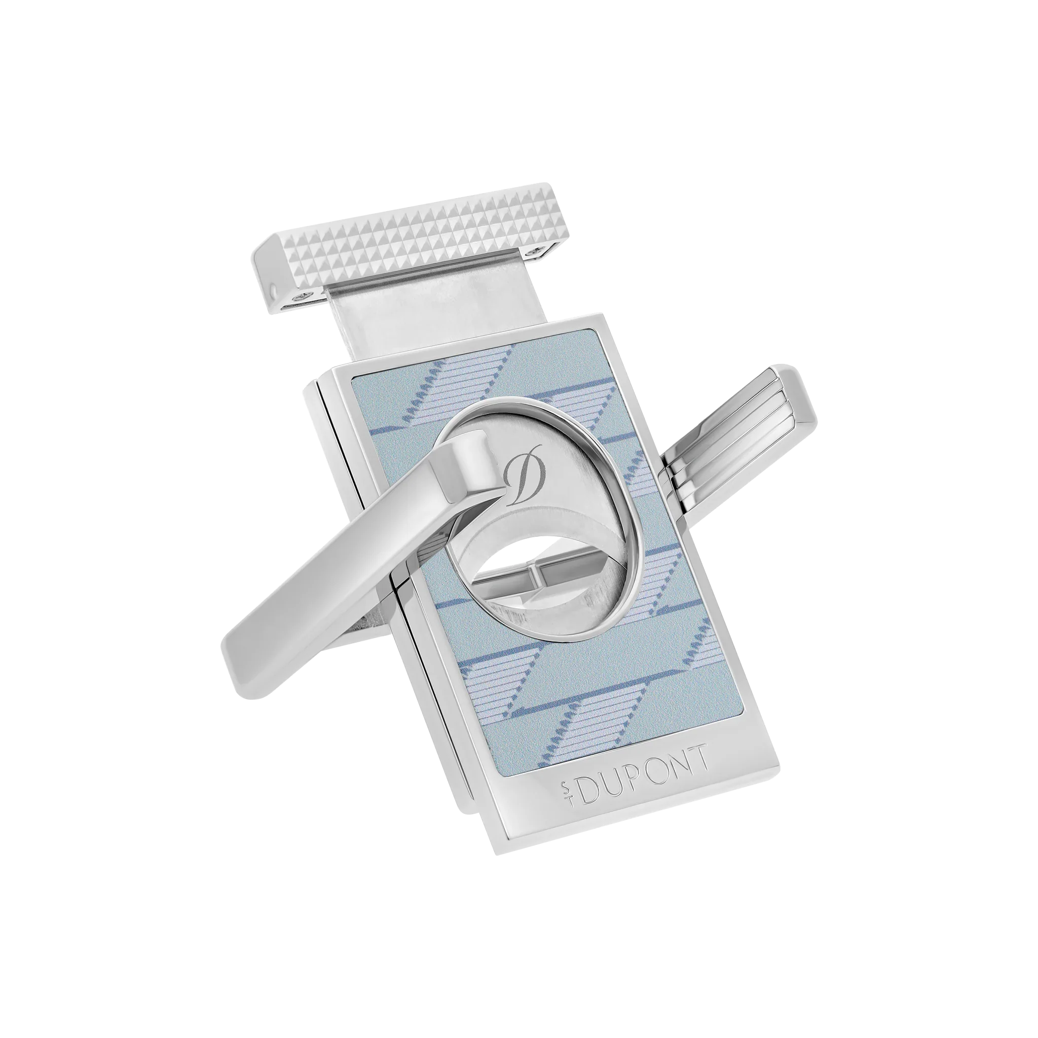 S.T. DUPONT Monogram 1872 Grey Cigar Cutter Stand/Coupe Cigar 003470M