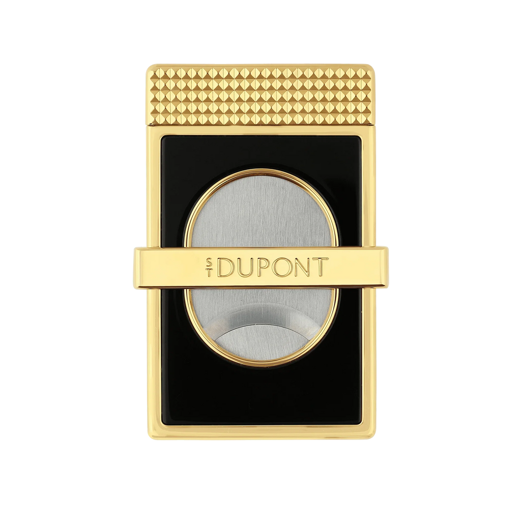 S.T. DUPONT Gold Cigar Cutter Stand Slim/Coupe Cigare 003482