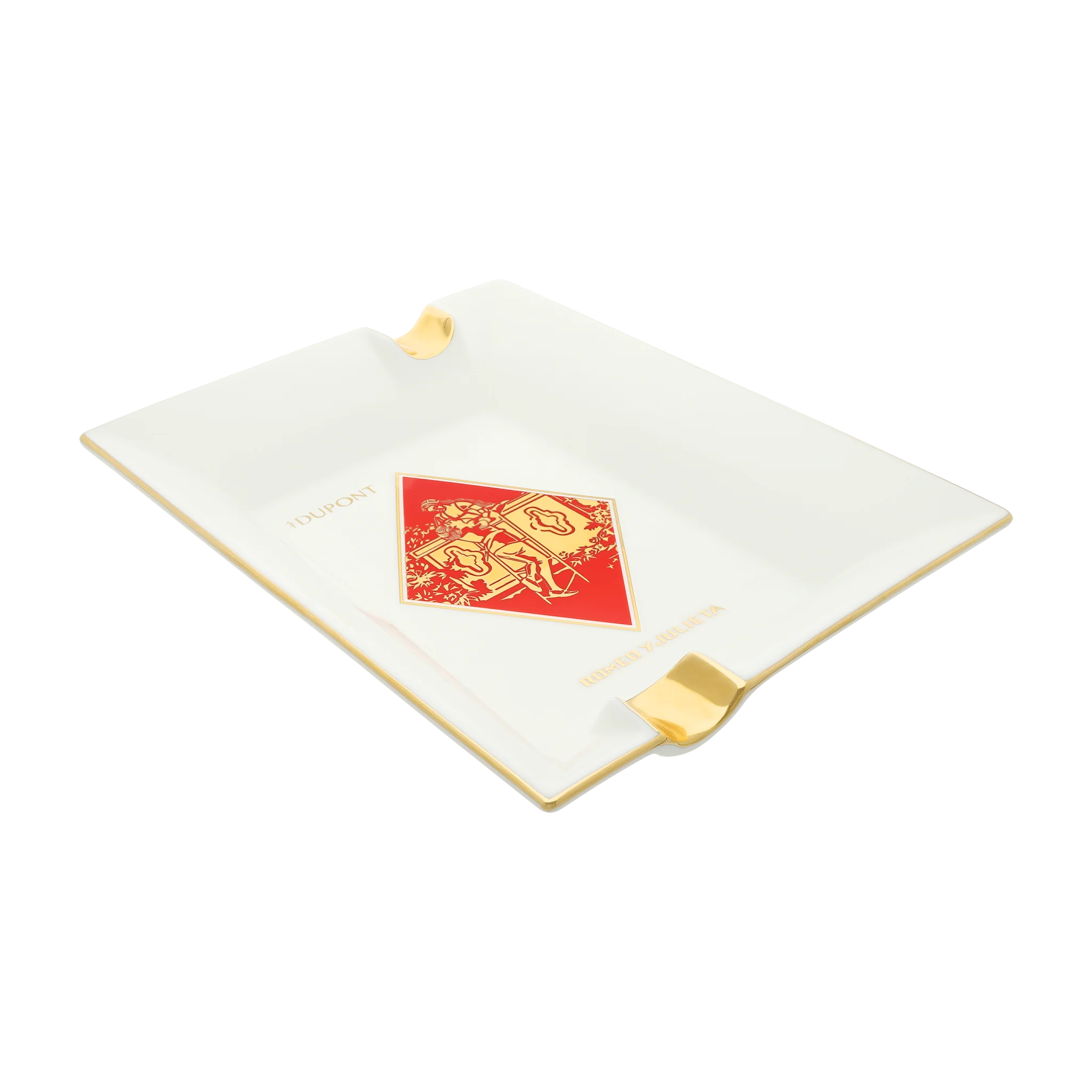 S.T. Dupont Porcelain White Romeo y Julieta Ashtray 006450