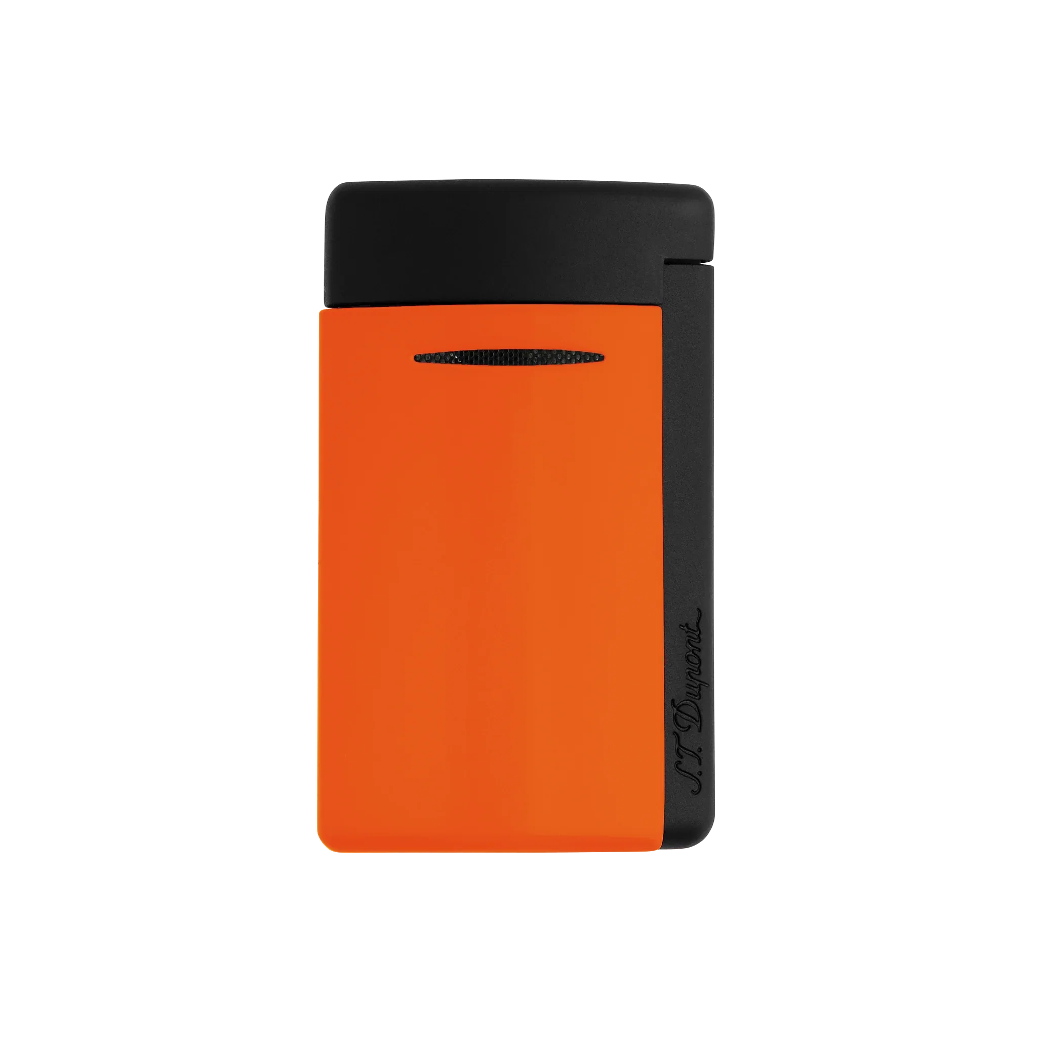 S.T. DUPONT Minijet Lacquer Neon Orange Lighter/Briquet 010869