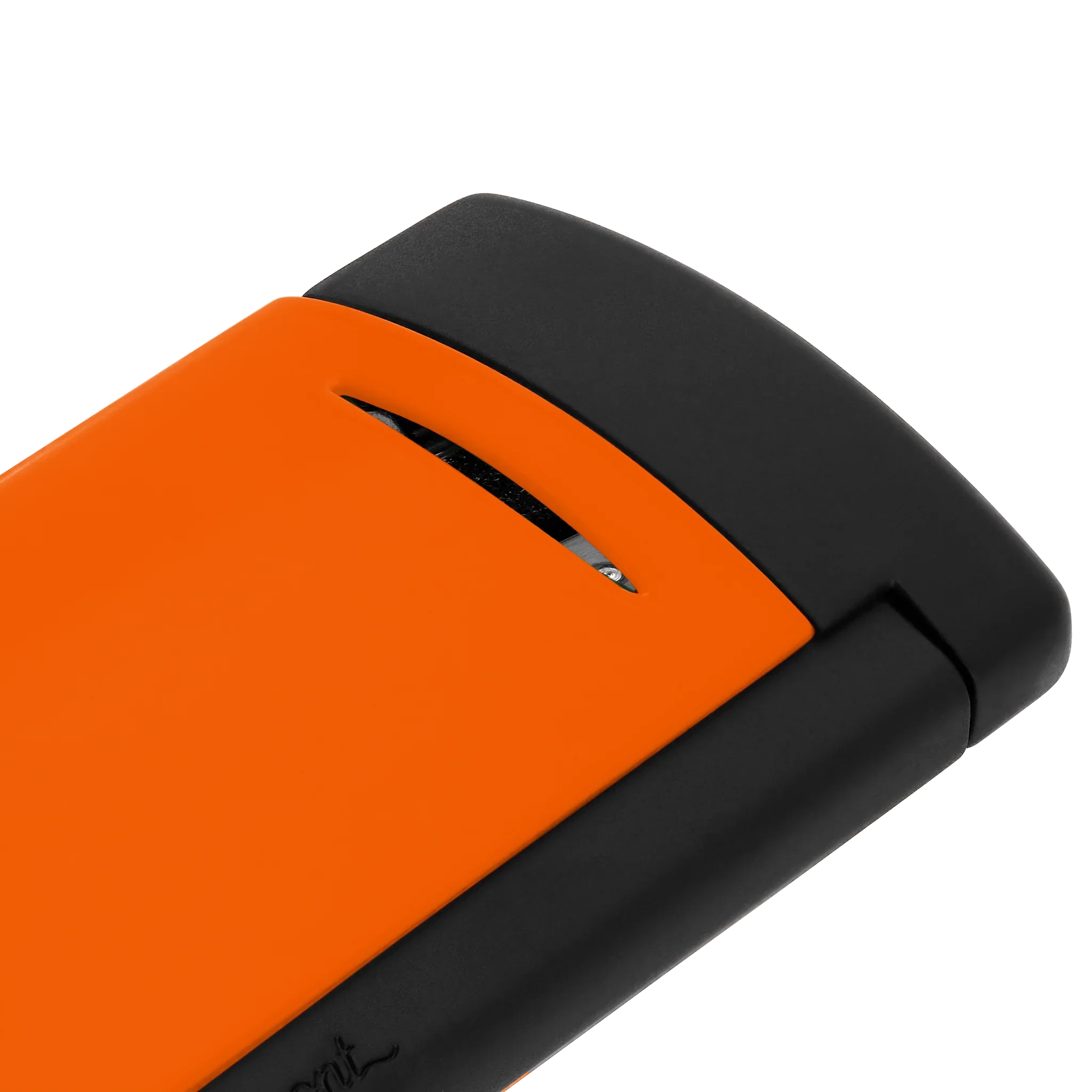 S.T. DUPONT Minijet Lacquer Neon Orange Lighter/Briquet 010869