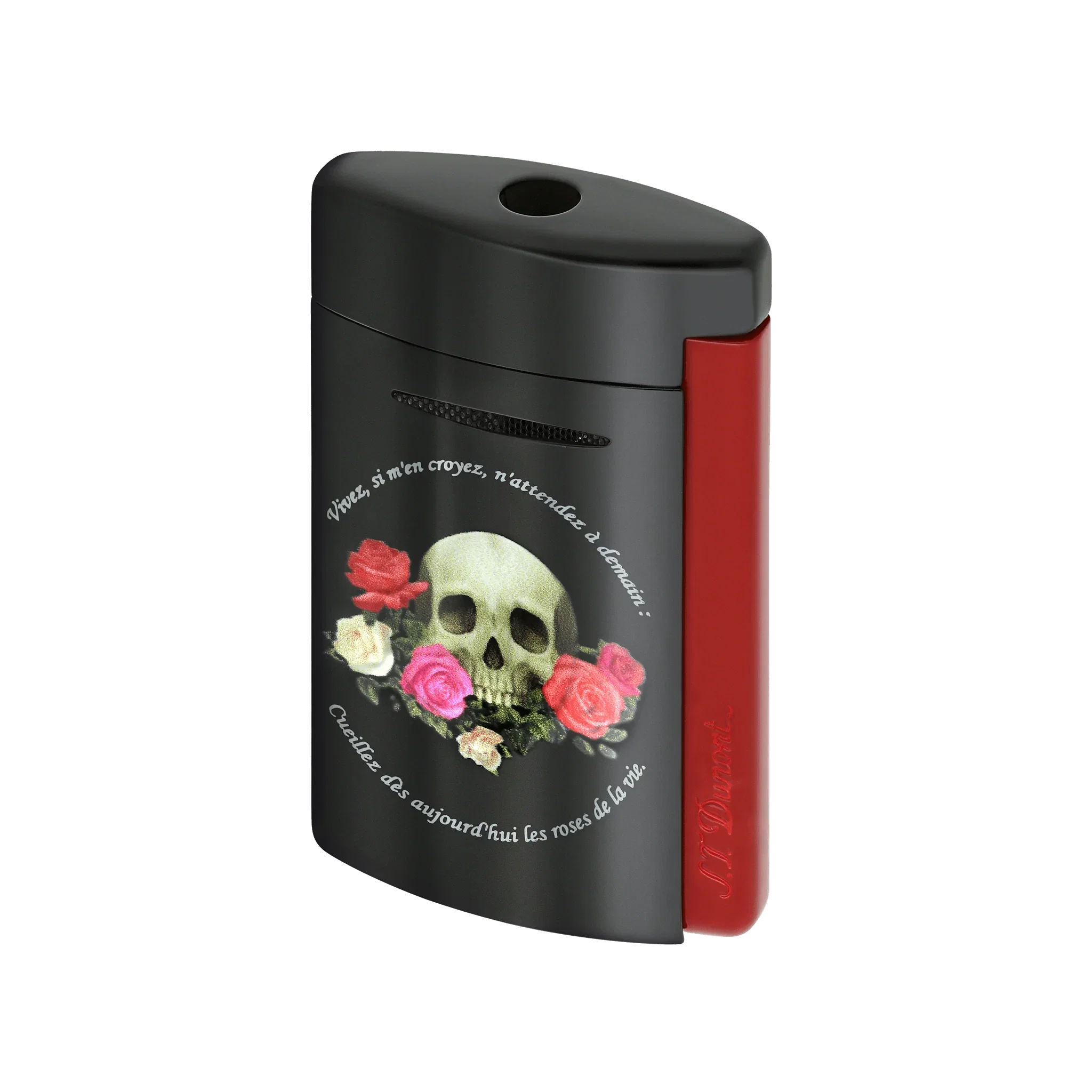 S.T. DUPONT Minijet Memento Mori Black Lighter/Briquet 010894