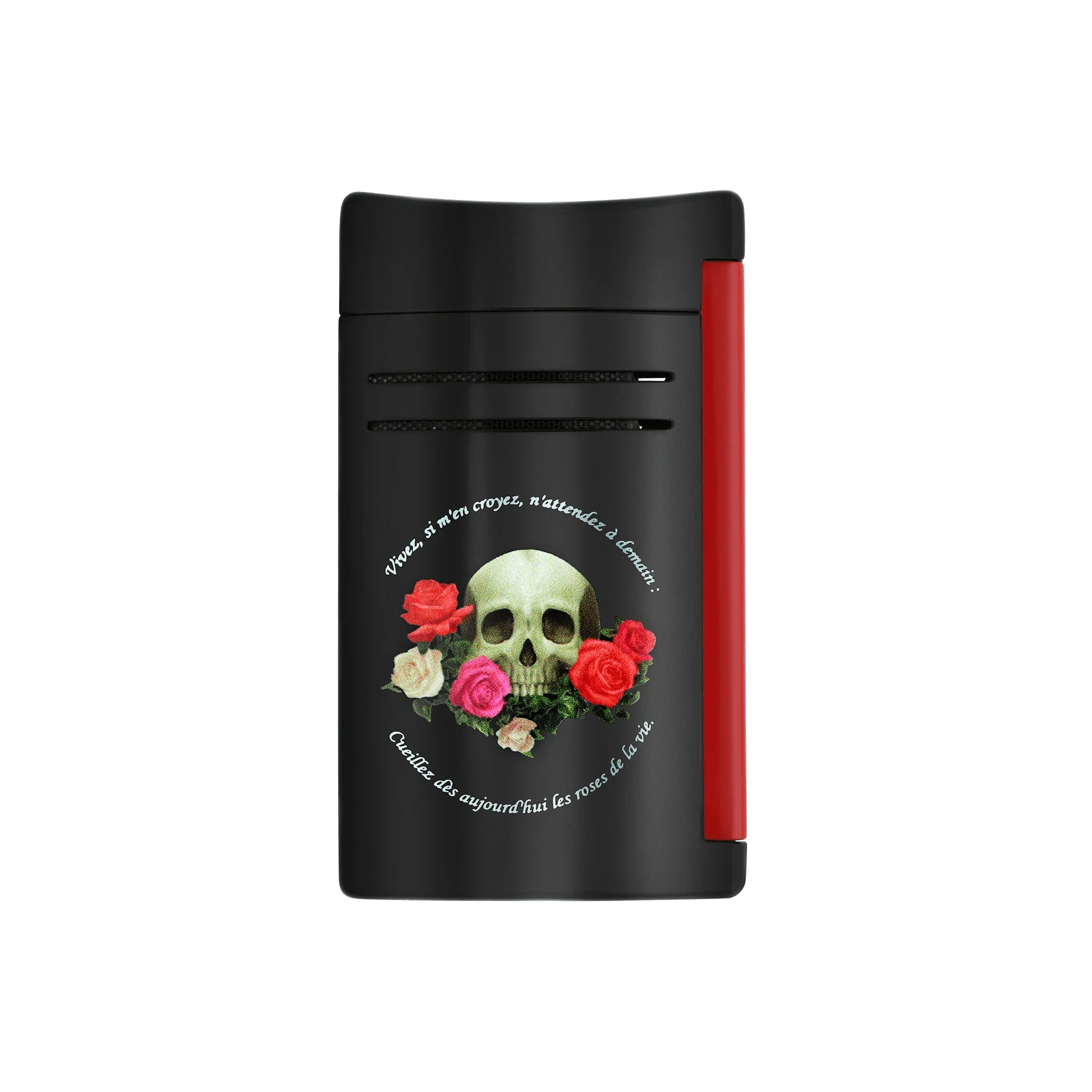 S.T. DUPONT Maxijet Memento Mori Black Lighter/Briquet 020394