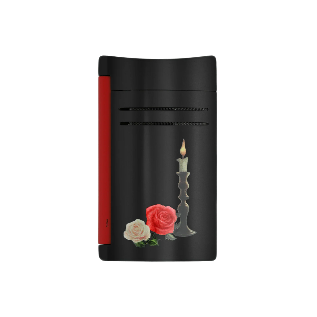 S.T. DUPONT Maxijet Memento Mori Black Lighter/Briquet 020394