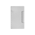 S.T. DUPONT INITIAL DIAMOND HEAD SILVER LIGHTER/BRIQUET 020820