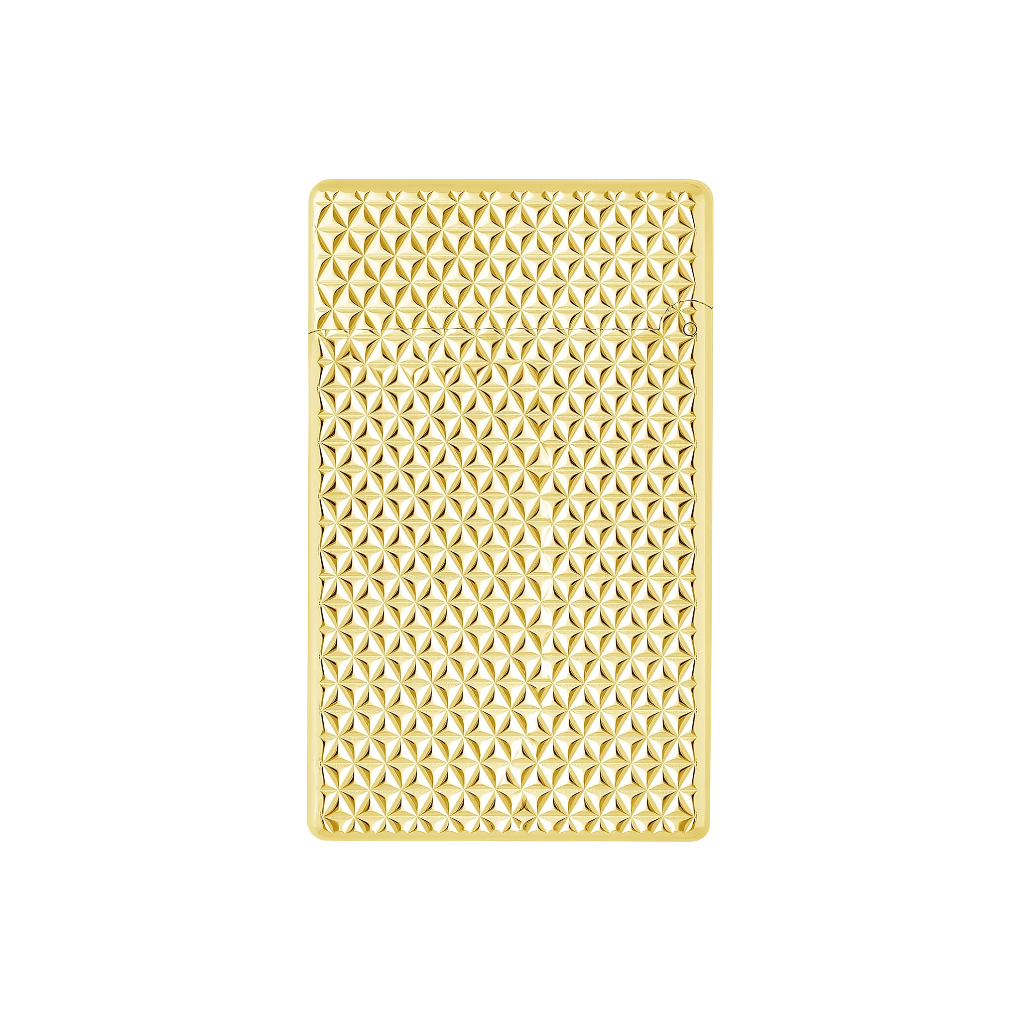 S.T. DUPONT INITIAL DIAMOND HEAD GOLD LIGHTER/BRIQUET 020821