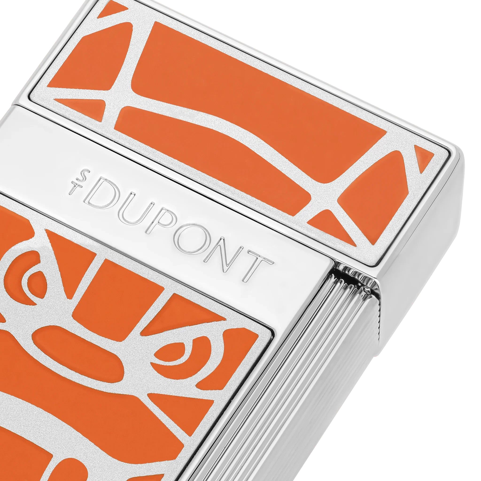S.T. Dupont Biggy Orlinski Lacquered Orange Lighter/Briquet 025063