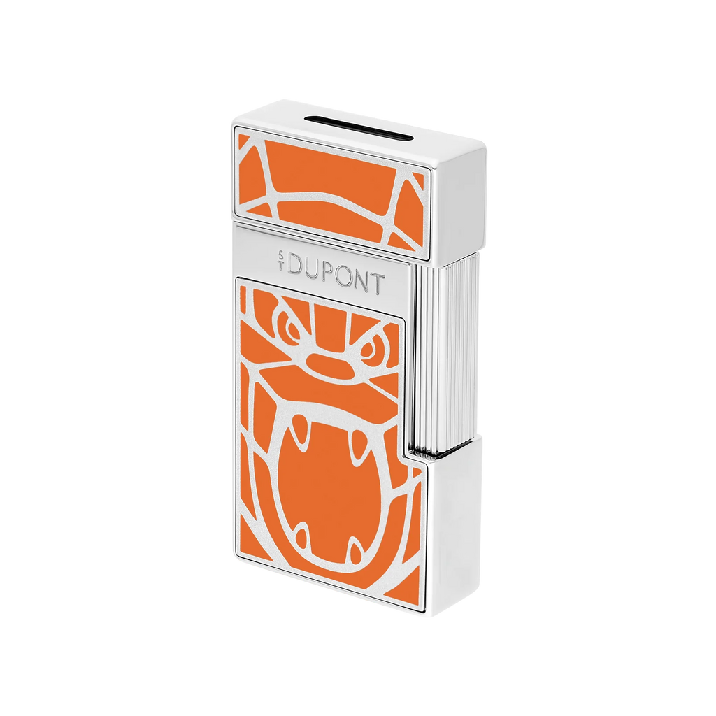 S.T. Dupont Biggy Orlinski Lacquered Orange Lighter/Briquet 025063