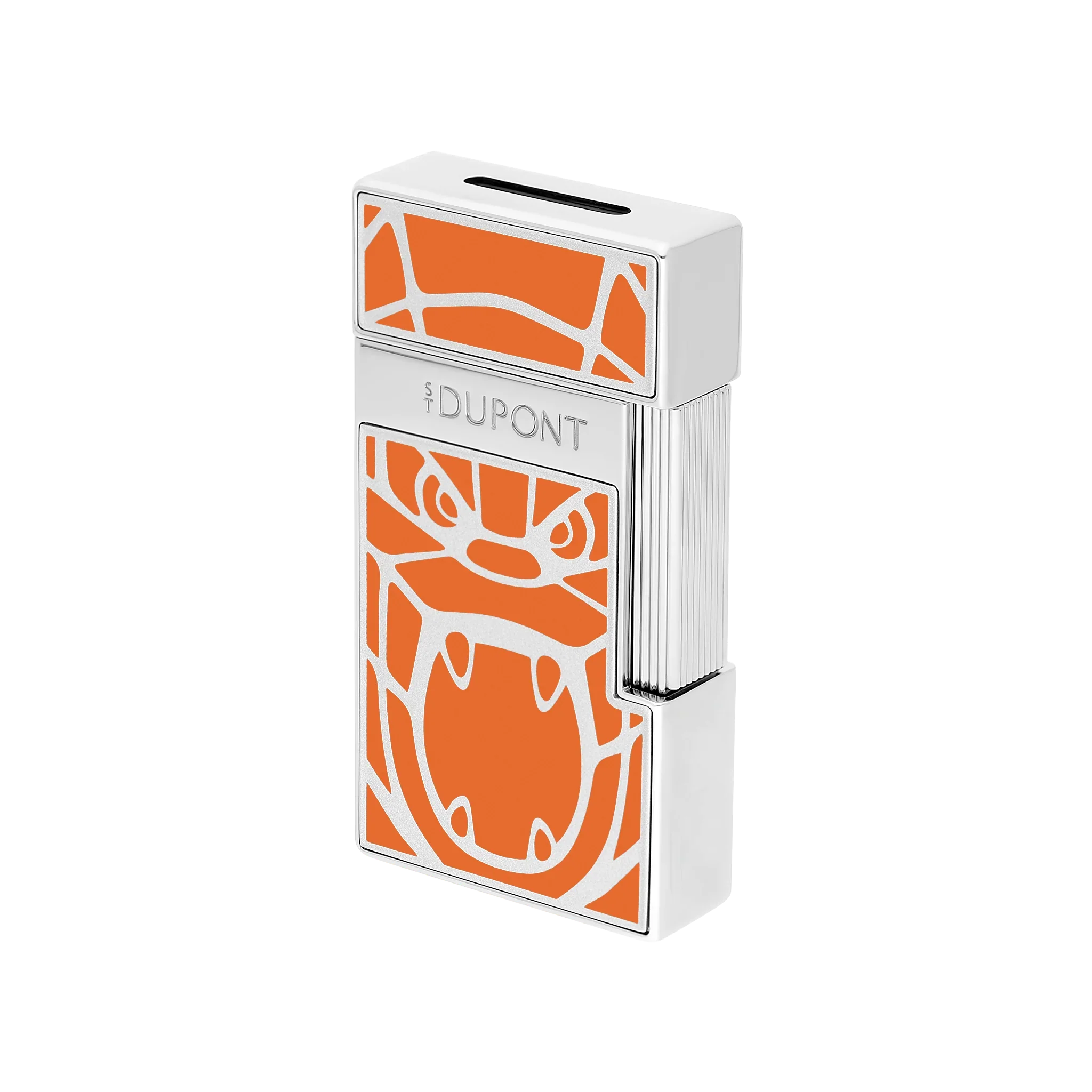 S.T. Dupont Biggy Orlinski Lacquered Orange Lighter/Briquet 025063