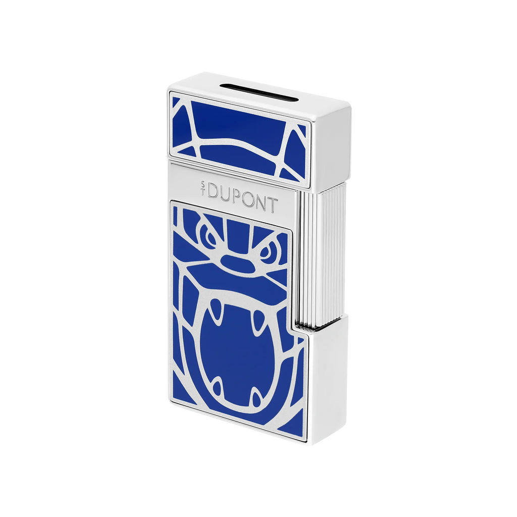 S.T. Dupont Biggy Orlinski Lacquered Blue Lighter/Briquet 025064