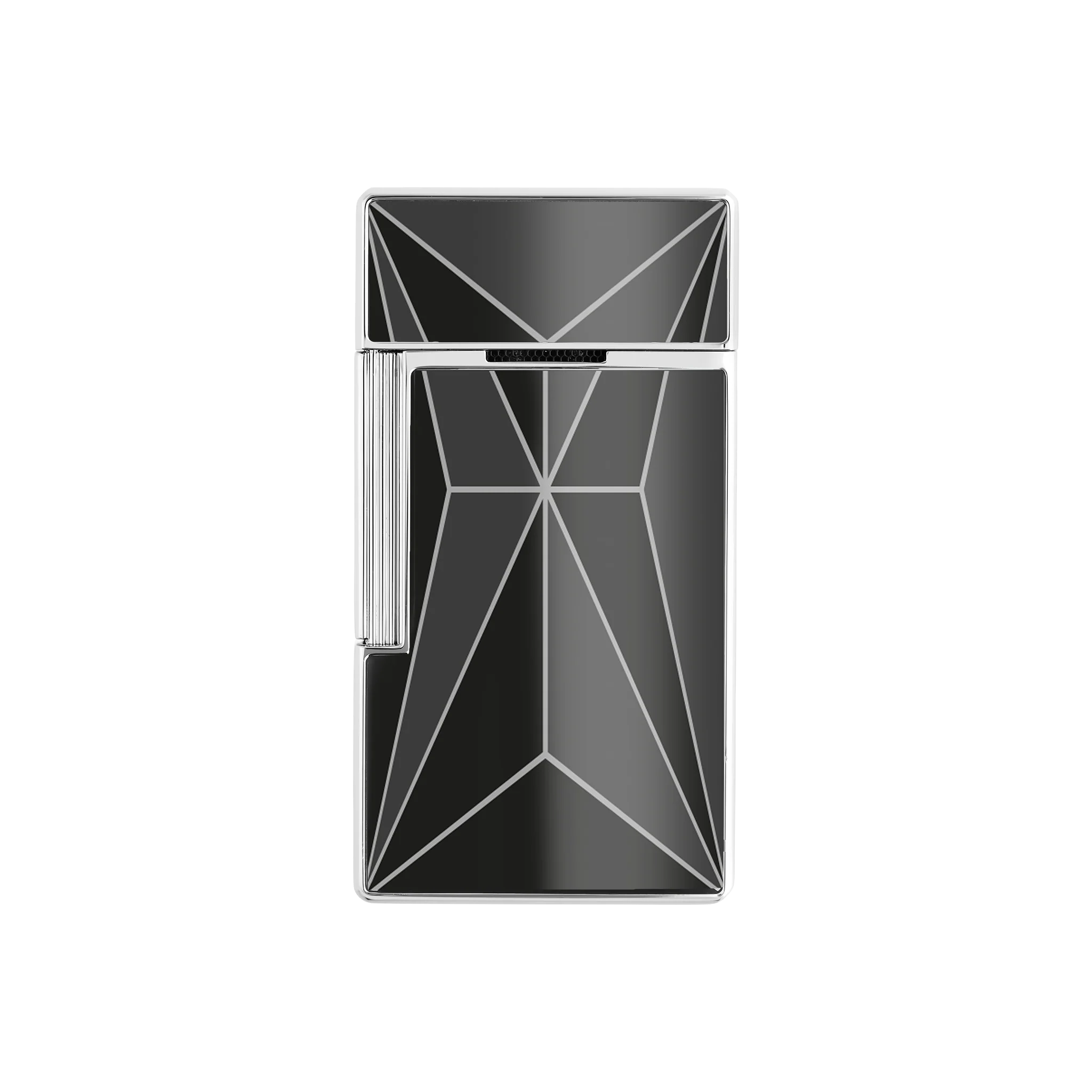 S.T. DUPONT Biggy Chrome Fire X Black Lighter/Briquet 025070