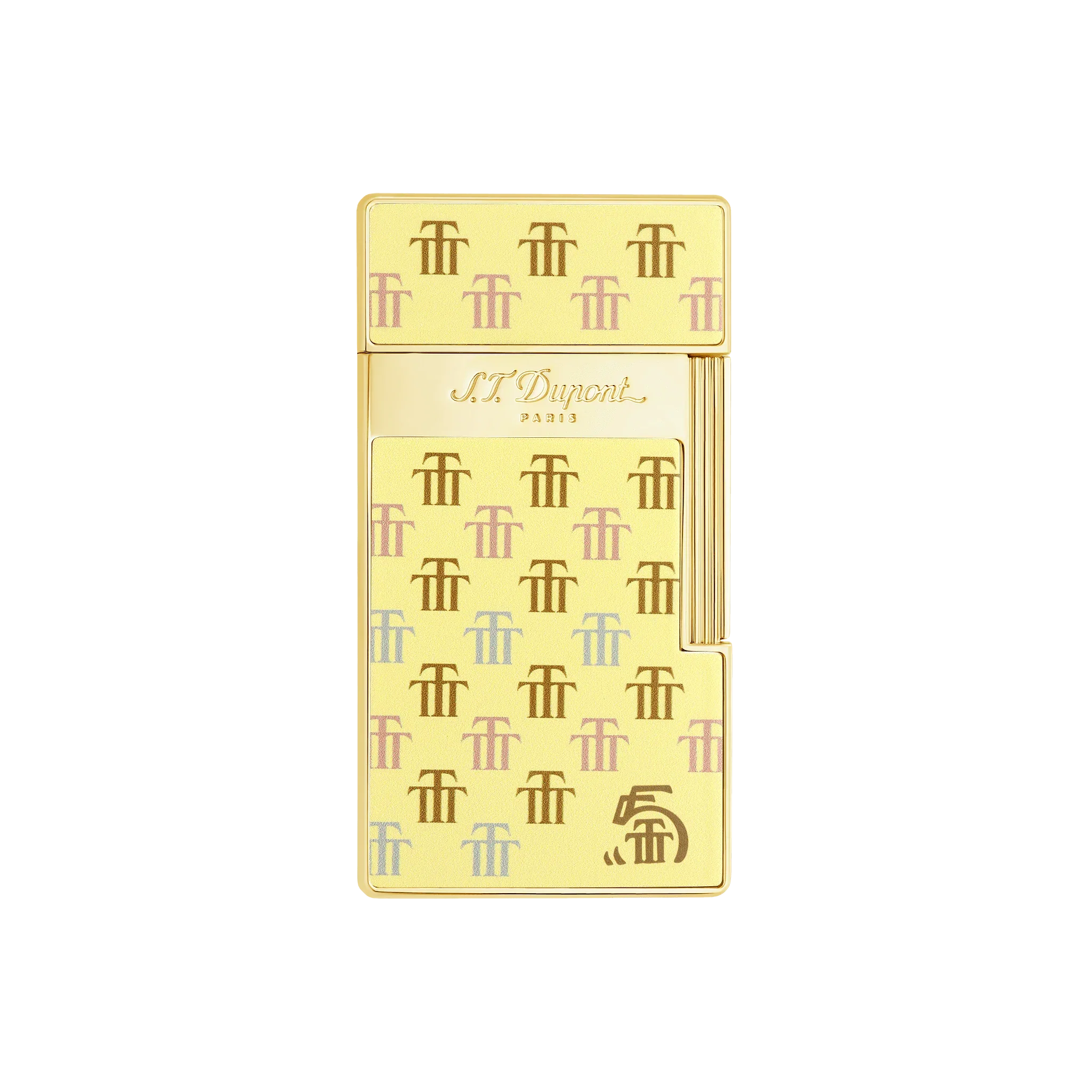 S.T. DUPONT Biggy Lacquered Trinidad Yellow Lighter/Briquet 025077