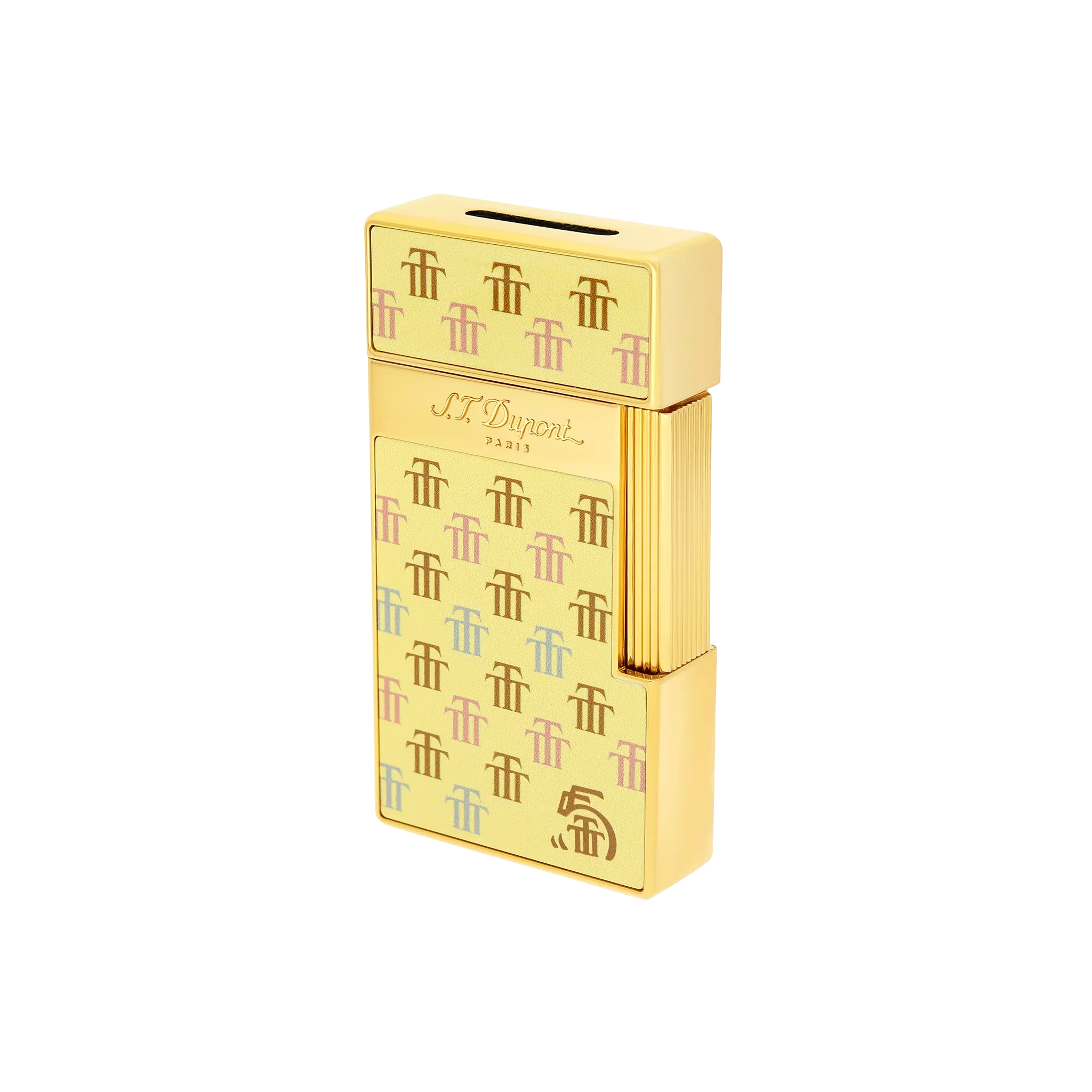 S.T. DUPONT Biggy Lacquered Trinidad Yellow Lighter/Briquet 025077