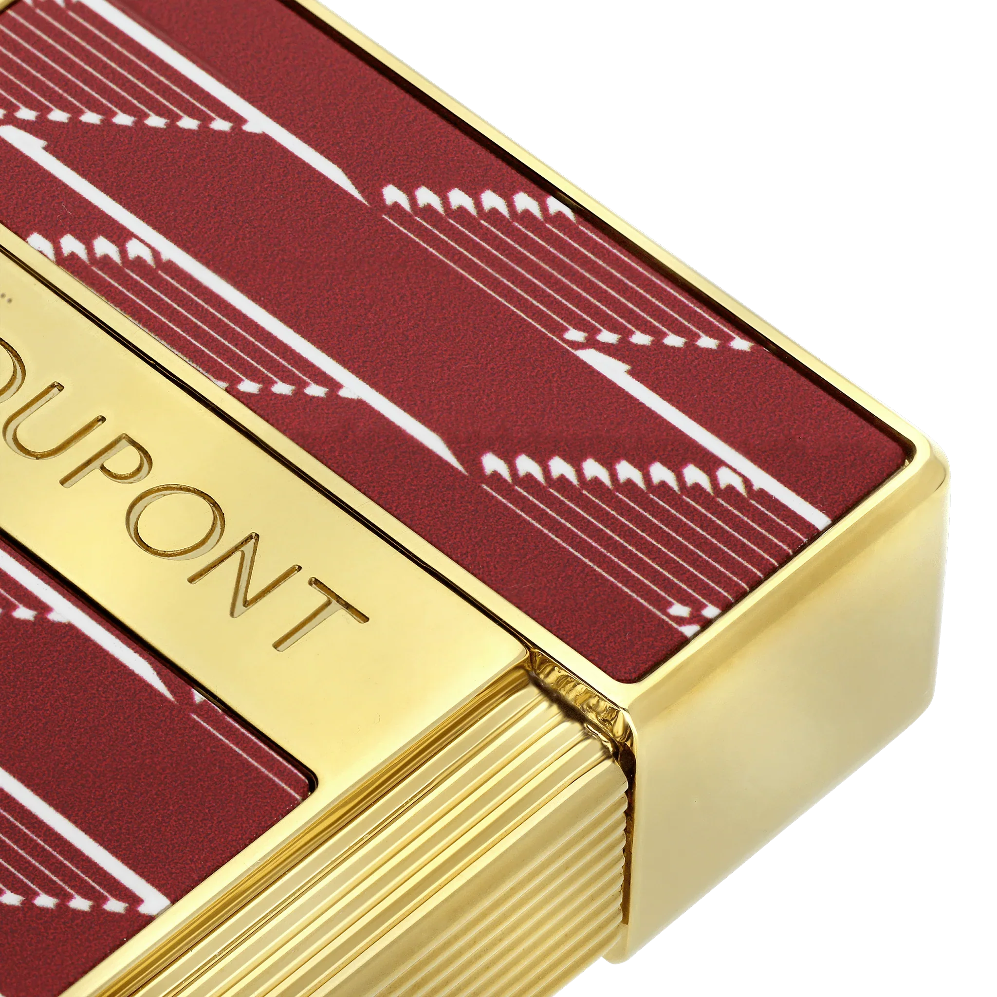 S.T. DUPONT Biggy Monogram 1872 Burgundy Lacquered Lighter/Briquet 025078B