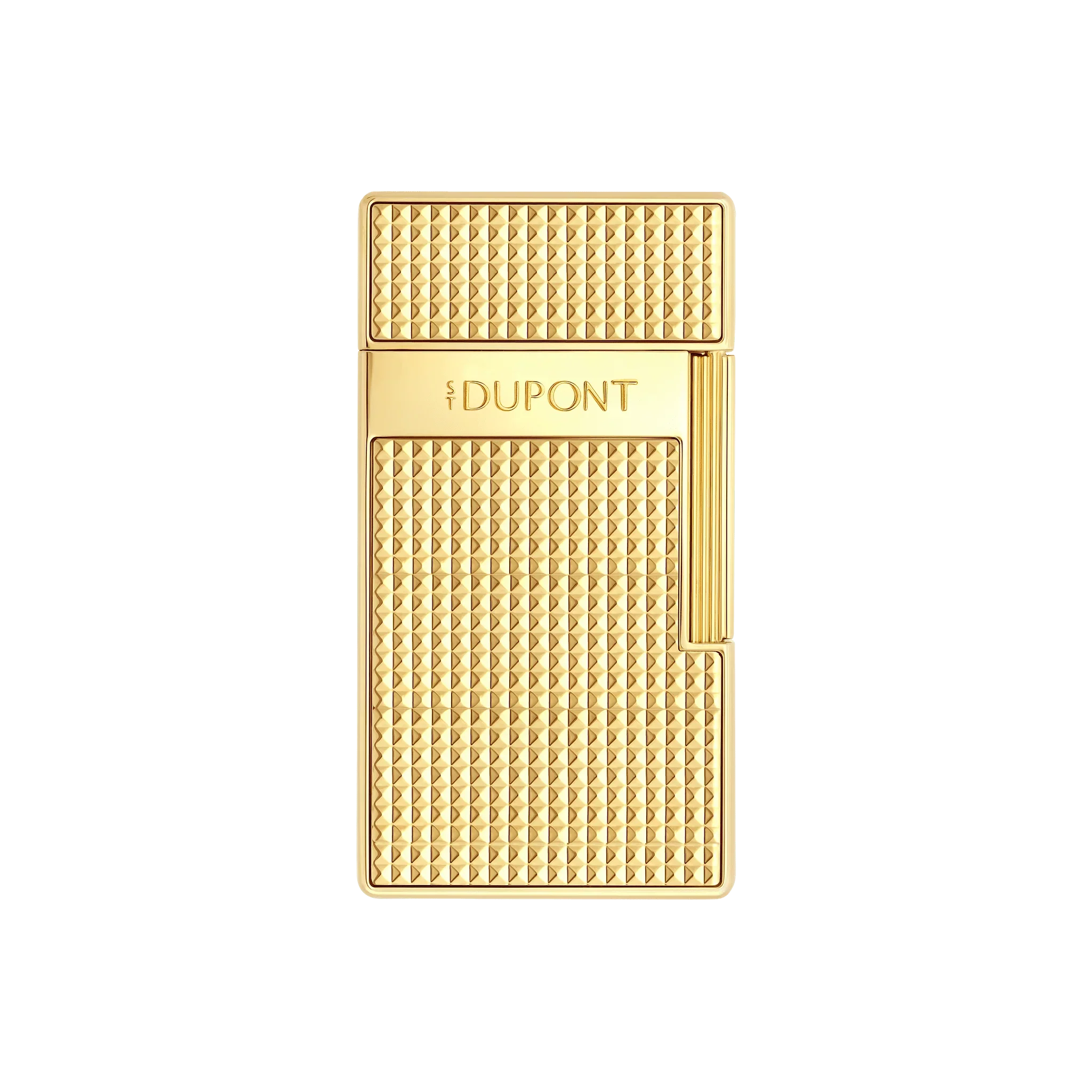 S.T. DUPONT Biggy Diamond Head Gold Lighter/Briquet 025209