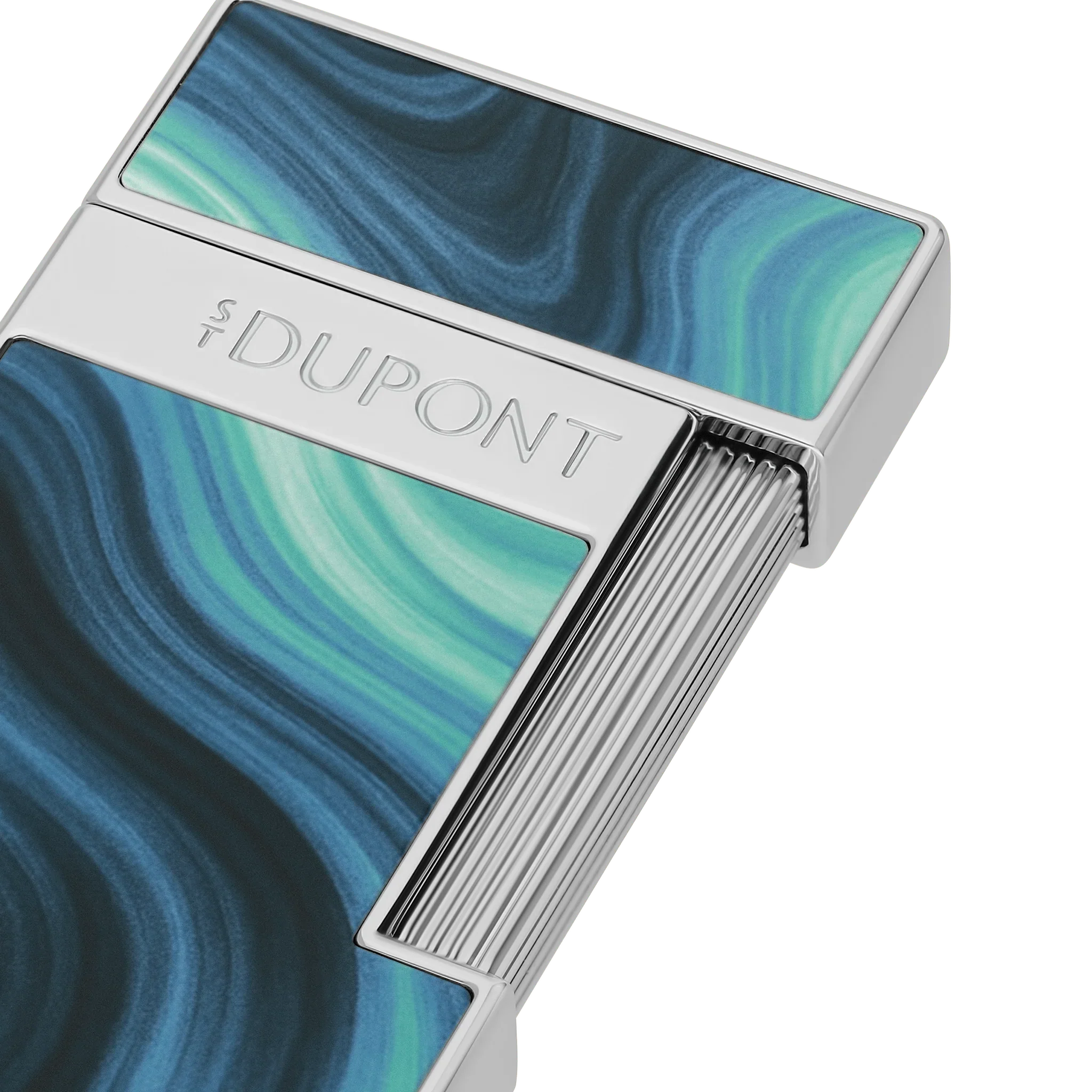 S.T. Dupont Slimmy Géode Blue Lacquered Lighter/Briquet 028035