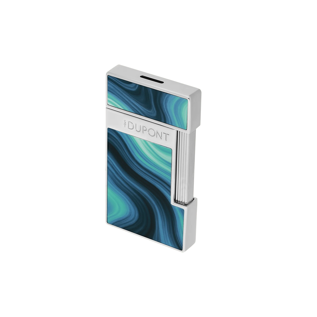 S.T. Dupont Slimmy Géode Blue Lacquered Lighter/Briquet 028035