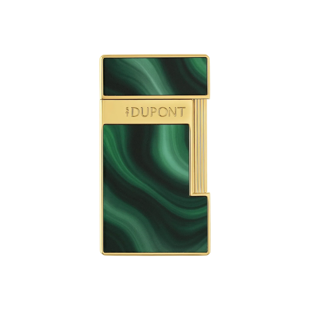 S.T. Dupont Slimmy Géode Green Lacquered Lighter/Briquet 028036