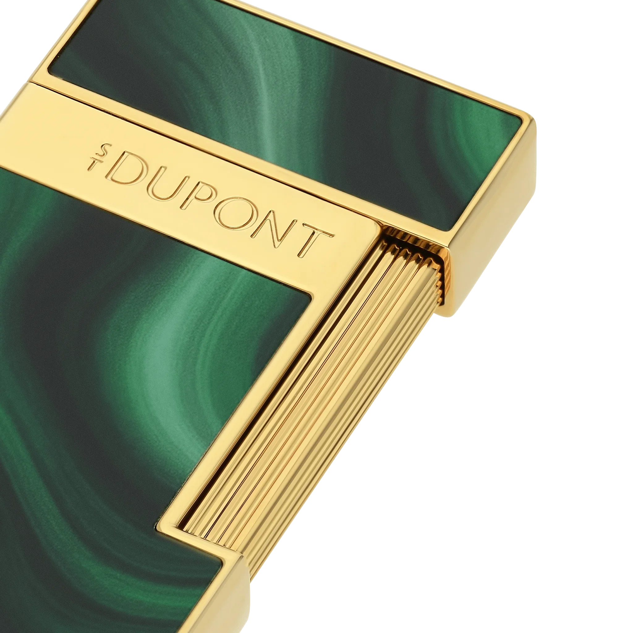 S.T. Dupont Slimmy Géode Green Lacquered Lighter/Briquet 028036