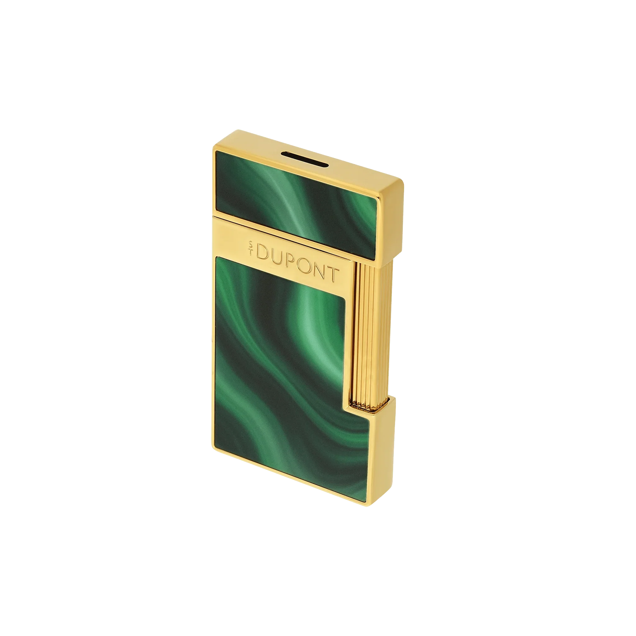 S.T. Dupont Slimmy Géode Green Lacquered Lighter/Briquet 028036