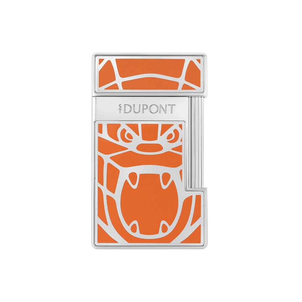S.T. Dupont Slimmy Orlinski Lacquered Orange Lighter/Briquet 028063
