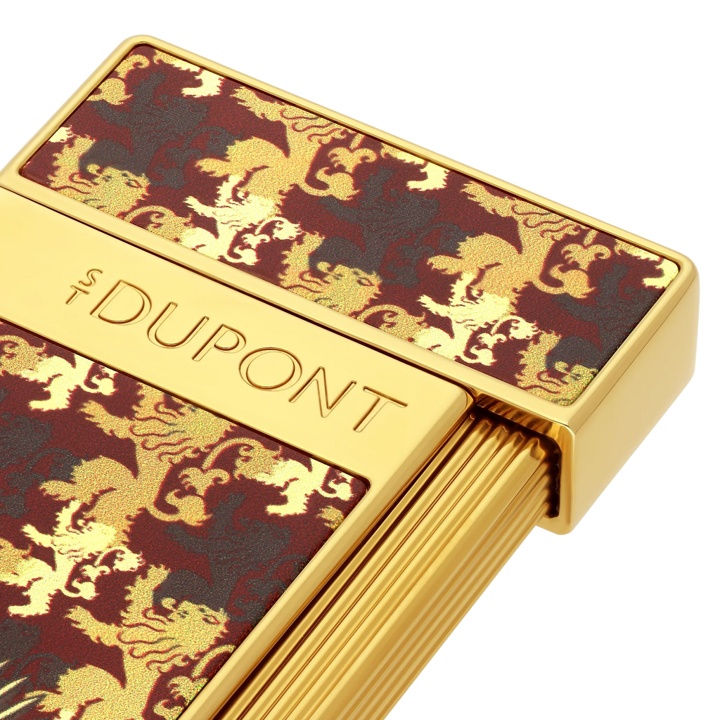 S.T. DUPONT Slimmy Lacquered Game of Thrones Burgundy Lighter/Briquet 028111