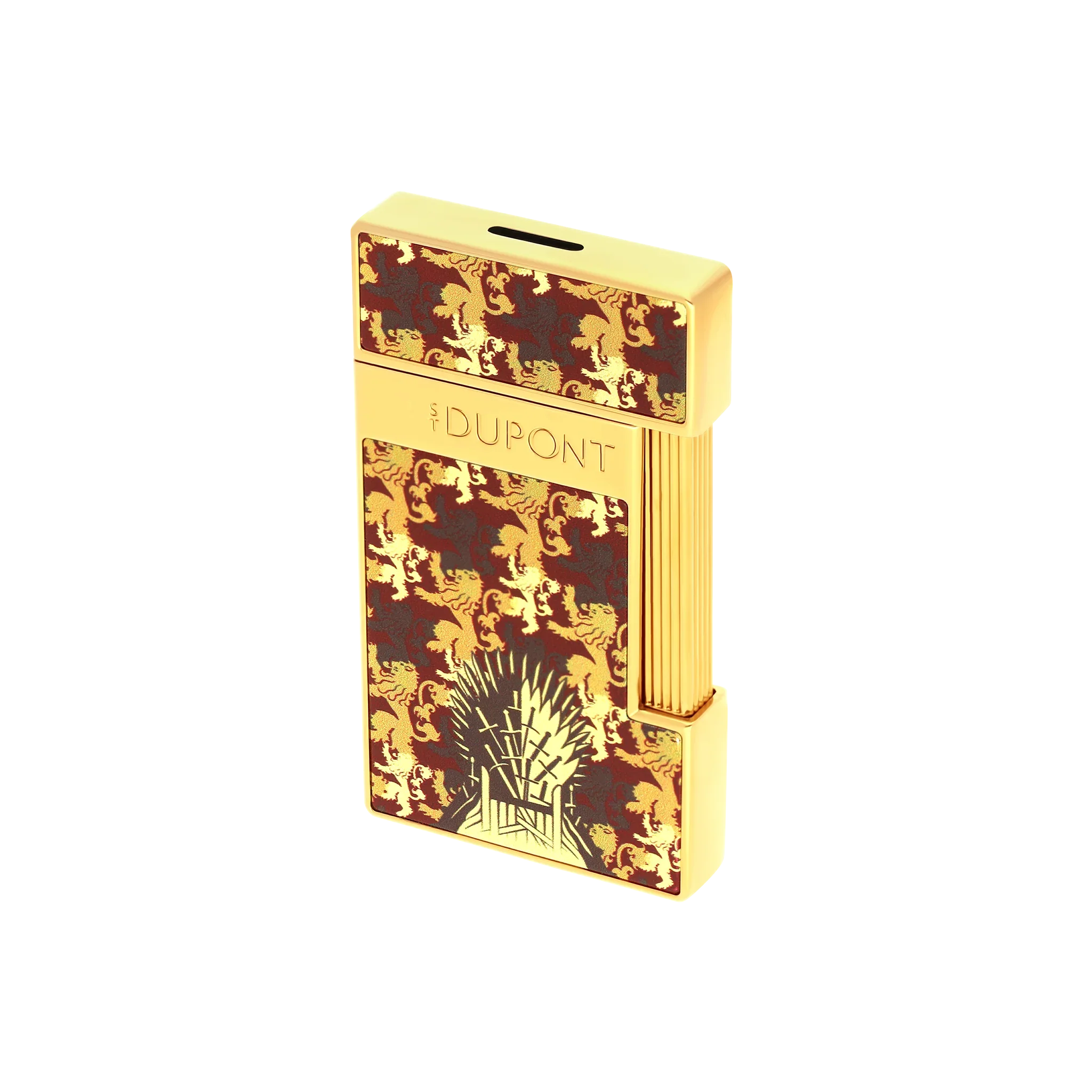 S.T. DUPONT Slimmy Lacquered Game of Thrones Burgundy Lighter/Briquet 028111