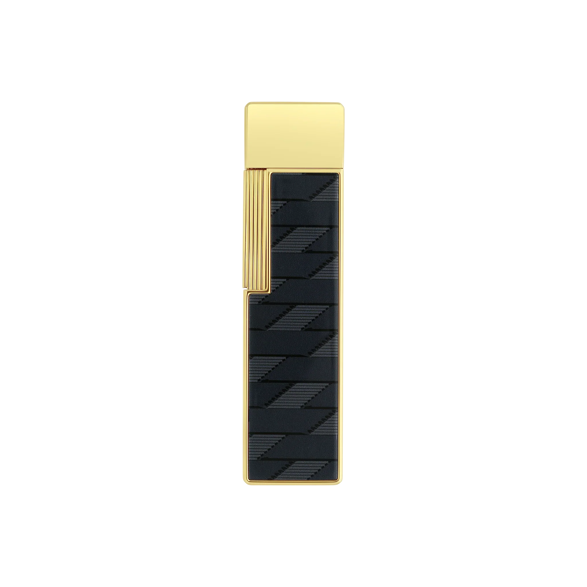 S.T. DUPONT Twiggy Monogram 1872 Black Lacquered Lighter/Briquet 030079