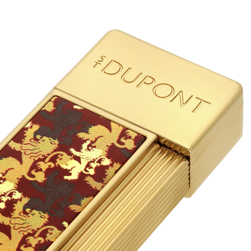 S.T. DUPONT Twiggy Lacquered Game of Thrones Burgundy Lighter/Briquet 030081