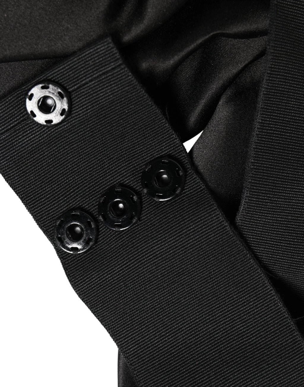 Dolce & Gabbana Black Silk Satin Sash Wide Waist Women Belt