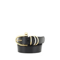 Chloé Black Calf Leather Bos Taurus Regular Belt