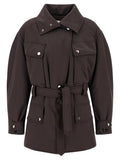 The Andamane Brown Polyester Parka