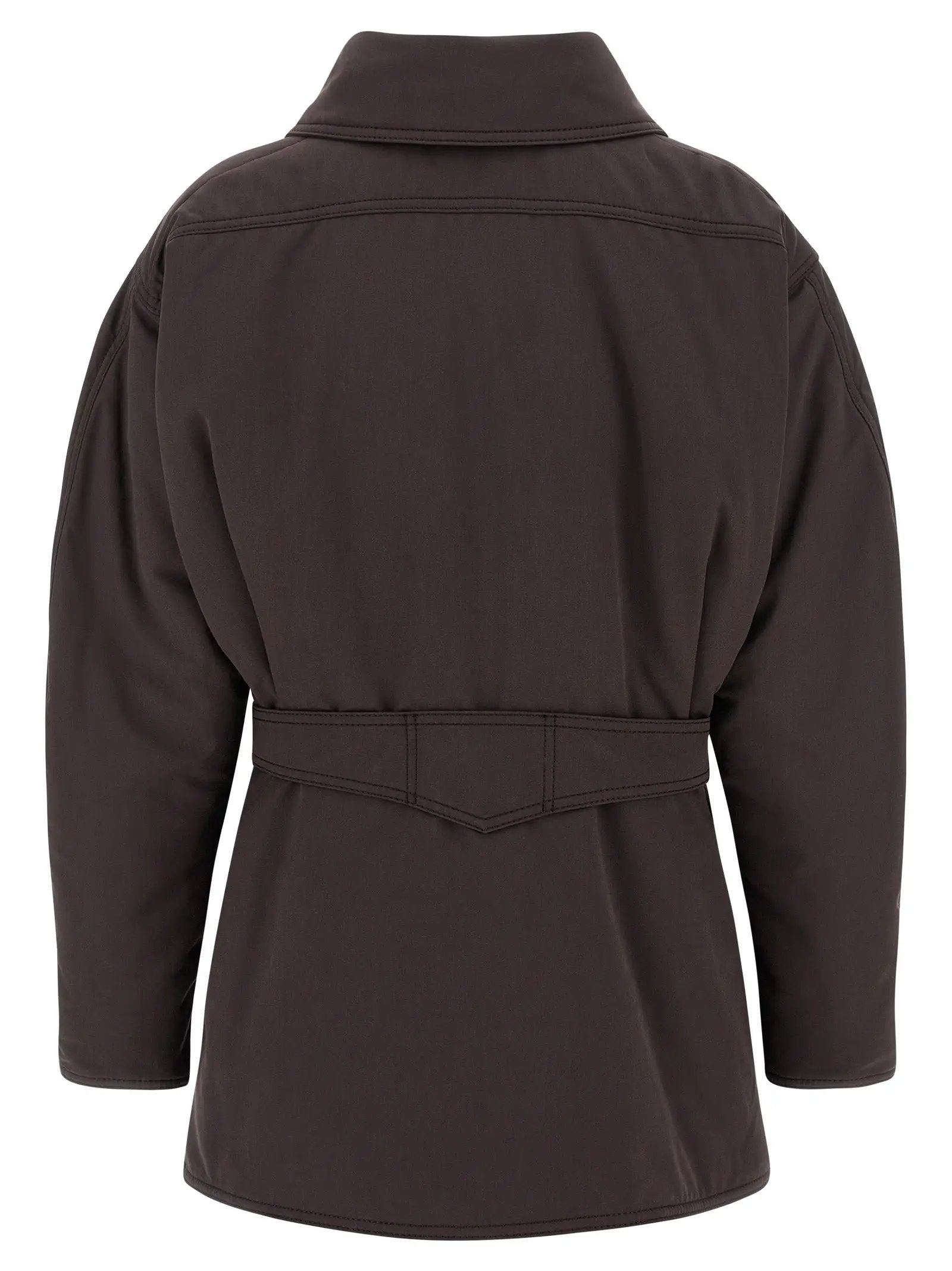 The Andamane Brown Polyester Parka