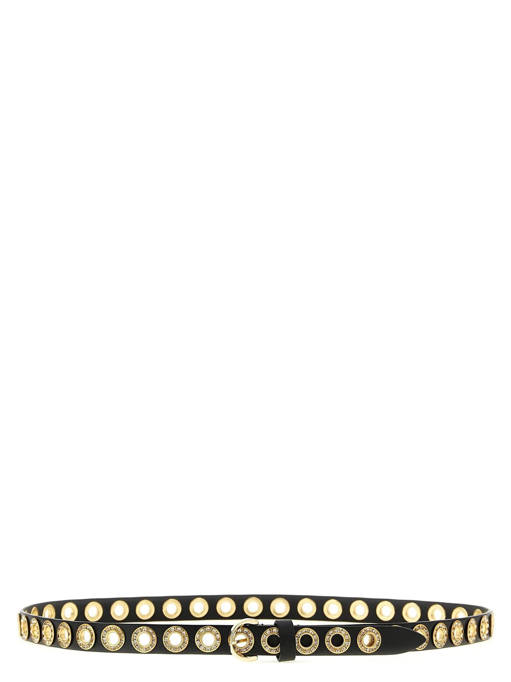 PINKO Black Polyethylene Regular Belt