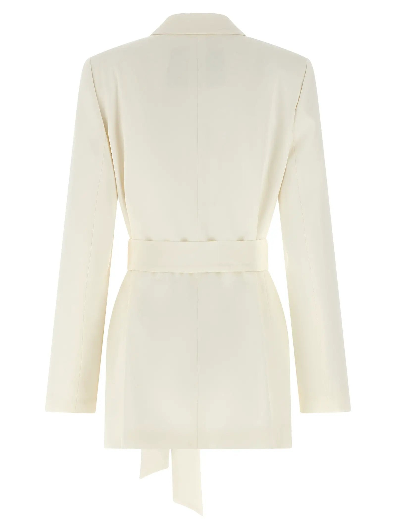 Kiton White Silk Blazer