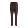 Brunello Cucinelli Brown Cotton Casual Pants