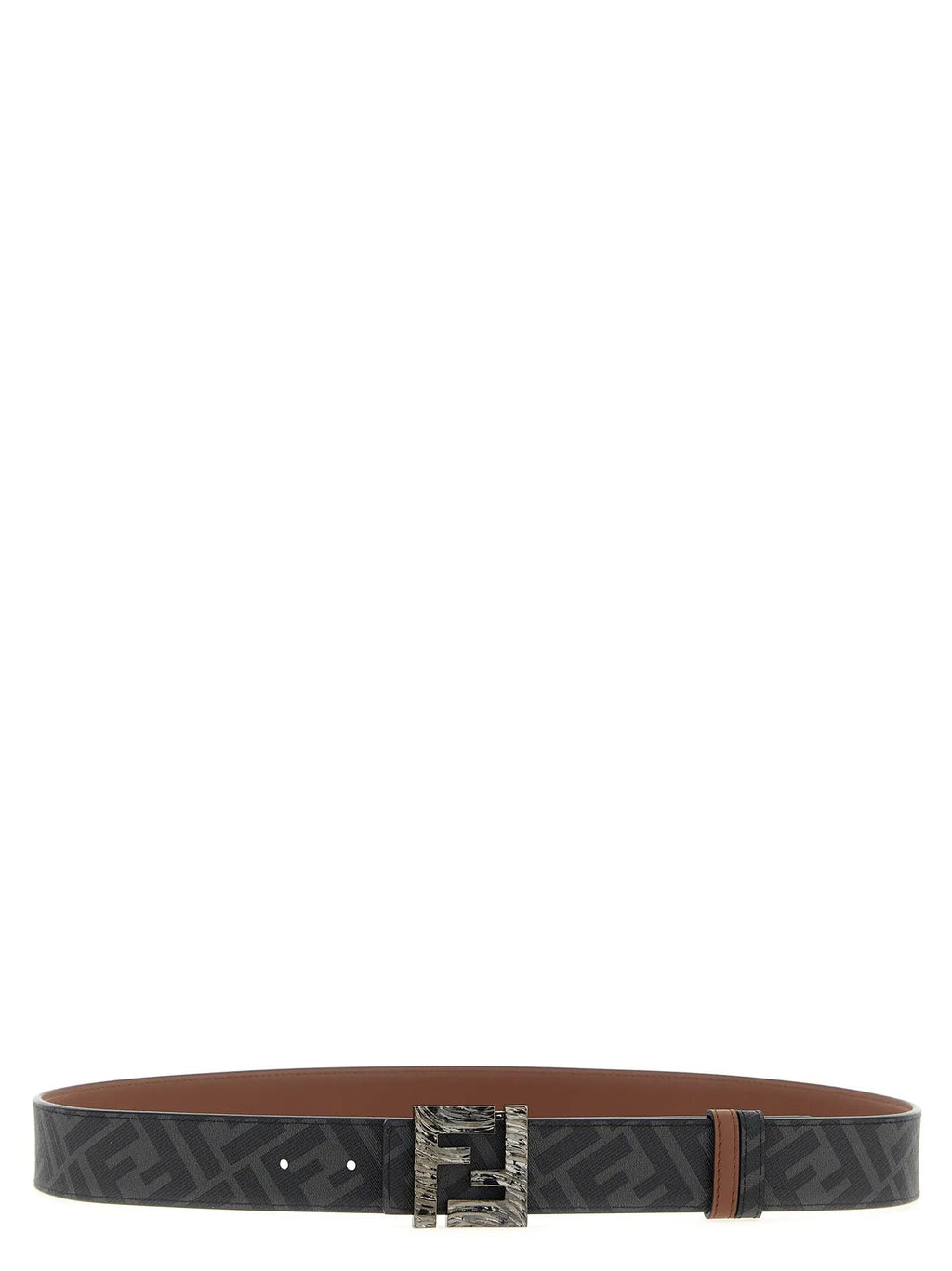 Fendi Multicolor Calfskin Leather Belt