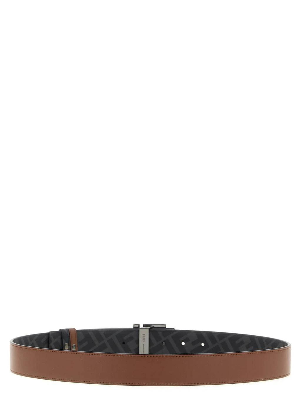 Fendi Multicolor Calfskin Leather Belt
