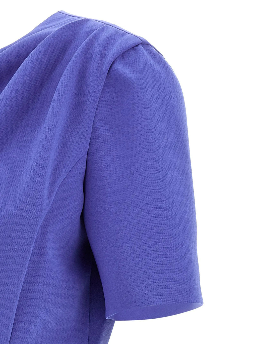 Carolina Herrera Blue Polyester Midi Dress