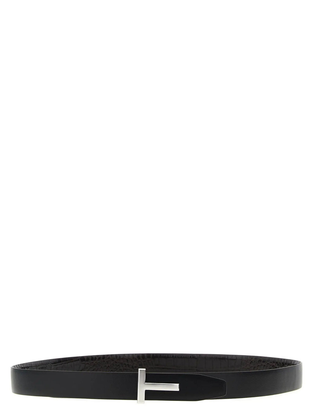 Tom Ford Brown Calfskin Regular Belt