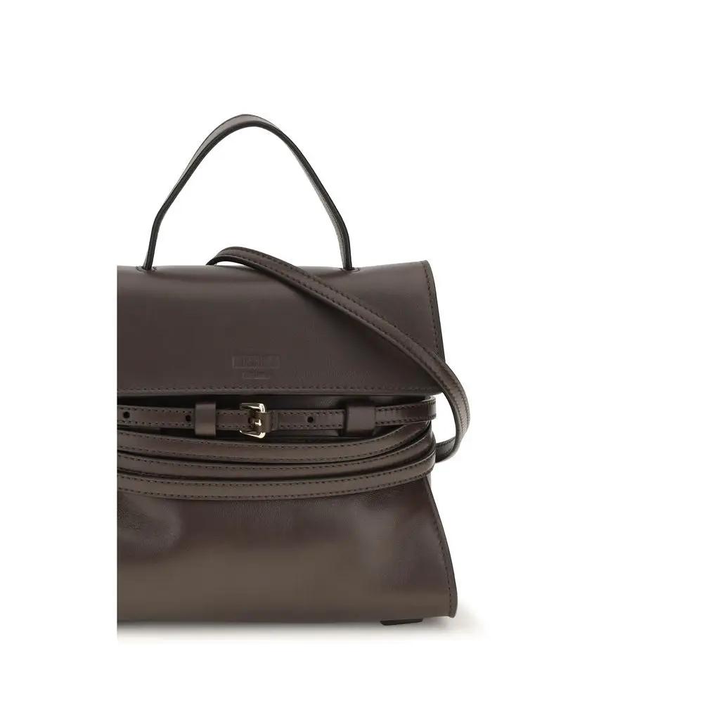 Moschino Brown Goatskin Handbag