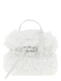 Moschino White Leather Handbag